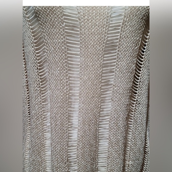 Cyrus Crochet Mesh Knit Vest Tank Bathing Suit Cover - Picture 9 of 15